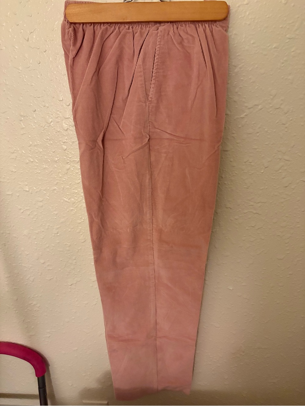 Alfred Dunner Rose Pink Corduroy Pants